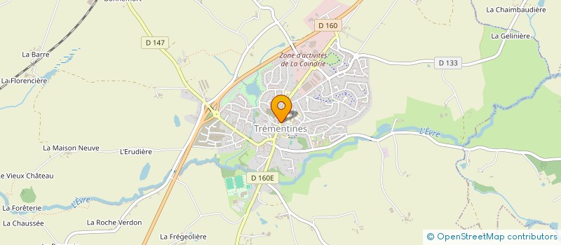 localisation de l'entreprise SCI MAC LOIRE  TREMENTINES