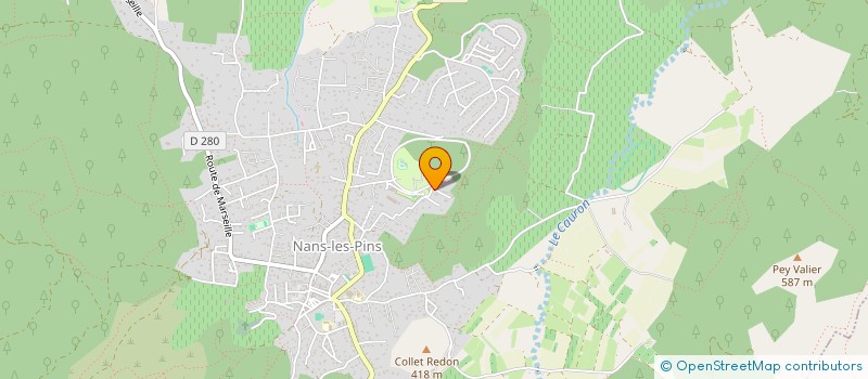 localisation de l'entreprise SCI MAC MAMS  NANS-LES-PINS