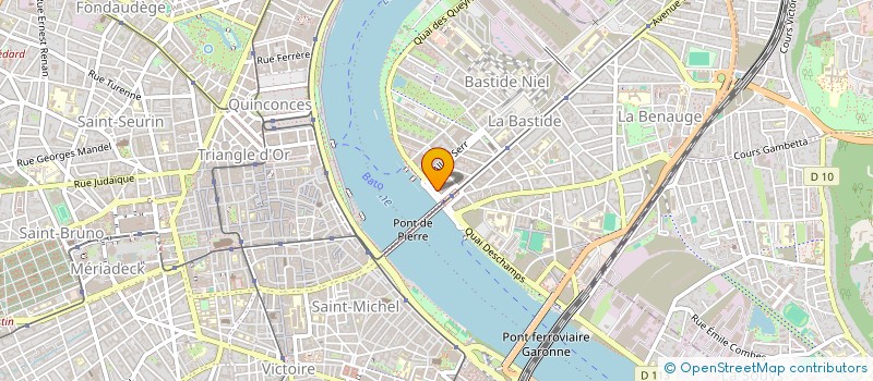 localisation de l'entreprise SCI MAC MORGAN & KORRIGAN  BORDEAUX