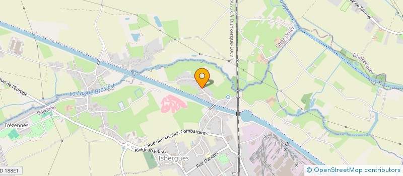 localisation de l'entreprise SCI MAC NAIN LOGEMENT  ISBERGUES