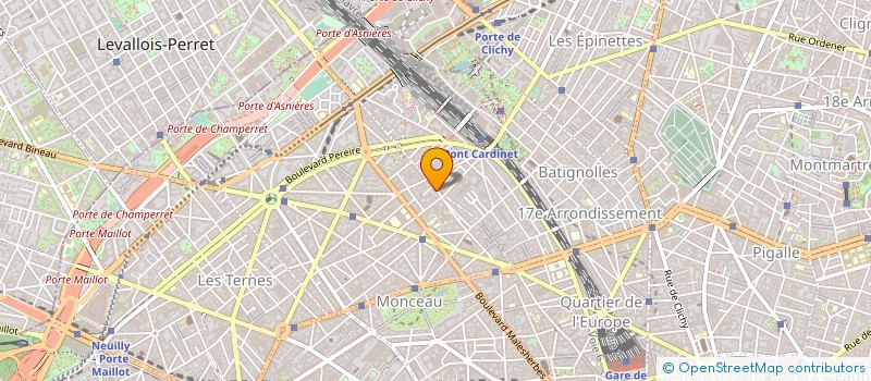 localisation de l'entreprise SCI MAC-SARI  PARIS