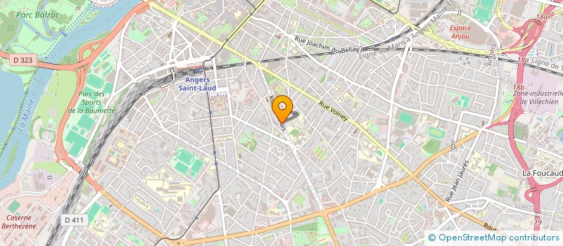 localisation de l'entreprise SCI MAC49 à ANGERS