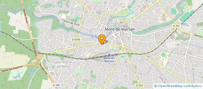 localisation de l'entreprise SCI MACA à MONT-DE-MARSAN