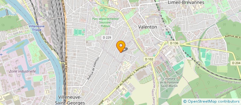 localisation de l'entreprise SCI MACA  VALENTON