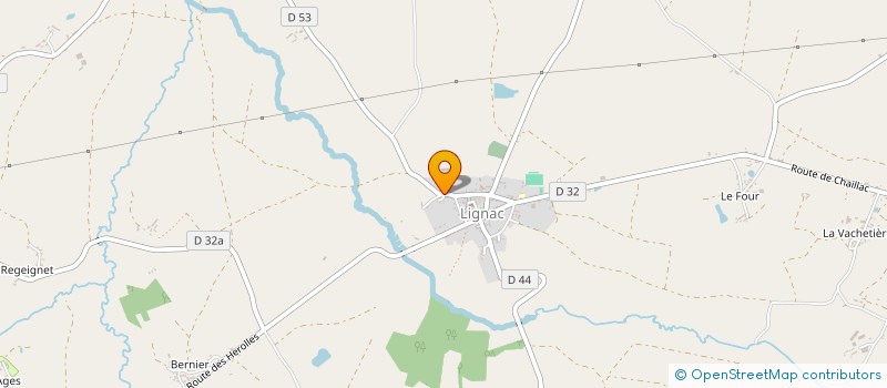 localisation de l'entreprise SCI MACABA à LIGNAC