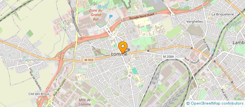 localisation de l'entreprise SCI MACADA à LILLE