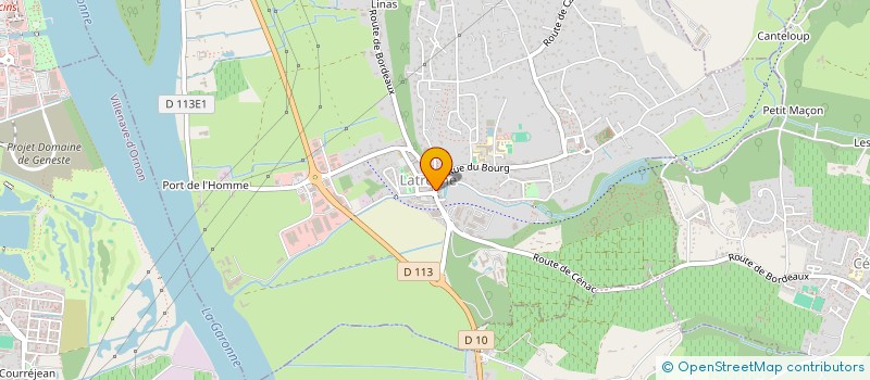 localisation de l'entreprise SCI MACADAM  BORDEAUX