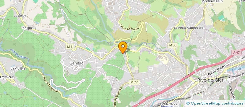 localisation de l'entreprise SCI MACADAM  GENILAC