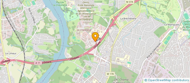 localisation de l'entreprise SCI MACADAMIA  NANTES