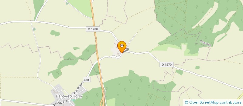 localisation de l'entreprise SCI MACADRE-MANSCOURT  HARTENNES-ET-TAUX