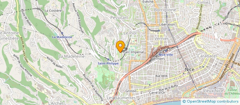 localisation de l'entreprise SCI MACAGNO CANTA GALET à NICE
