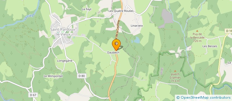 localisation de l'entreprise SCI MACAILLA  SAINT-PARDOUX-LE-VIEUX