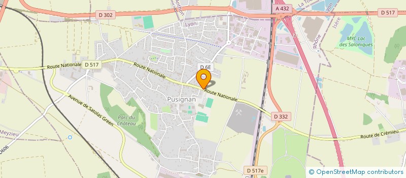 localisation de l'entreprise SCI MACALAN  PUSIGNAN