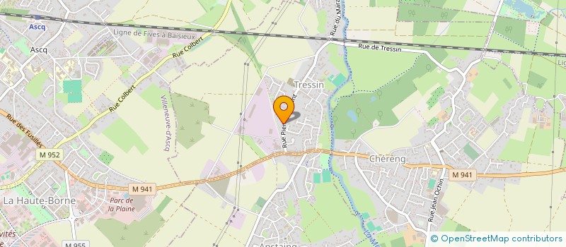 localisation de l'entreprise SCI MACALEEL  TRESSIN