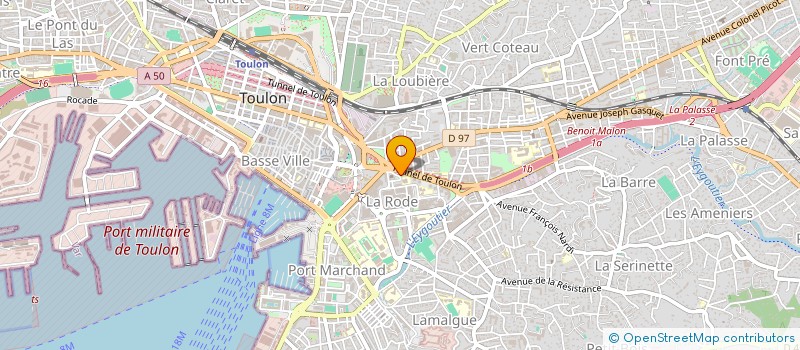 localisation de l'entreprise SCI MACAM  TOULON