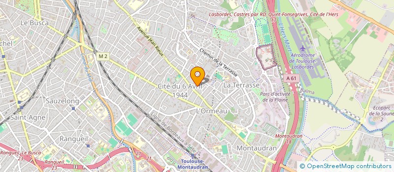 localisation de l'entreprise SCI MACAMA  TOULOUSE