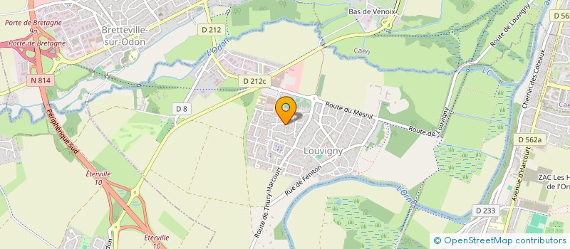 localisation de l'entreprise SCI MACAO  LOUVIGNY