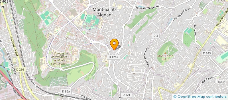 localisation de l'entreprise SCI MACAPA  MONT-SAINT-AIGNAN