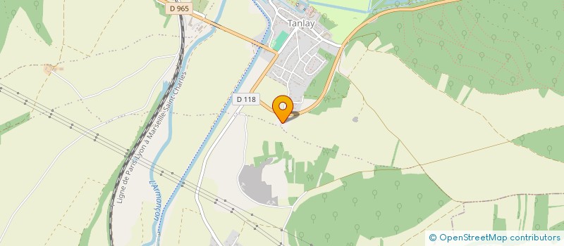 localisation de l'entreprise SCI MACAPAU  TANLAY