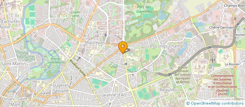localisation de l'entreprise SCI MACARELA  RENNES