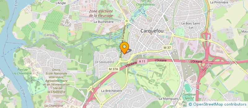 localisation de l'entreprise SCI MACARON  CARQUEFOU