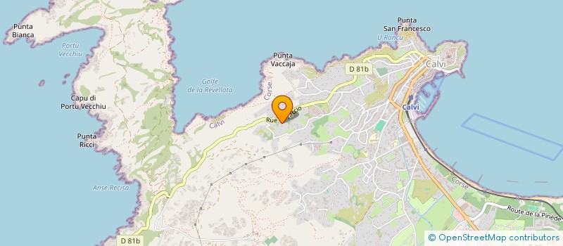 localisation de l'entreprise SCI MACARONE à CALVI