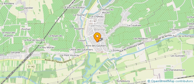 localisation de l'entreprise SCI MACASA à VERNOU-SUR-BRENNE