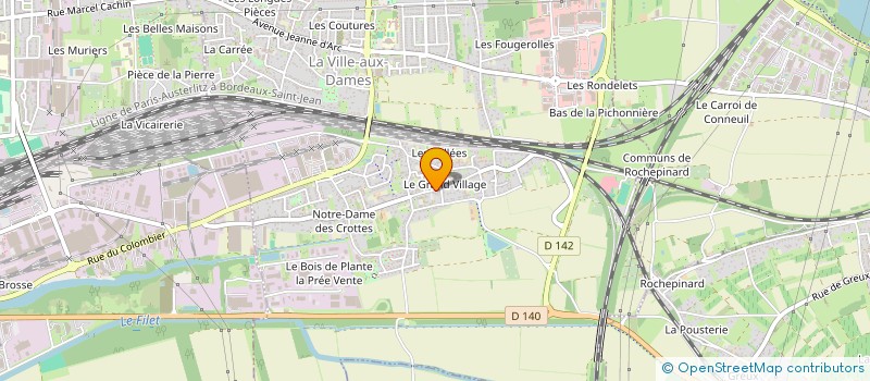 localisation de l'entreprise SCI MACASE  LA VILLE-AUX-DAMES