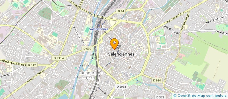 localisation de l'entreprise SCI MACAUB  VALENCIENNES