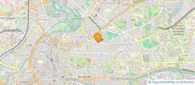 localisation de l'entreprise SCI MACAUBA  RENNES