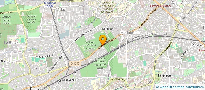 localisation de l'entreprise SCI MACAZ  TALENCE