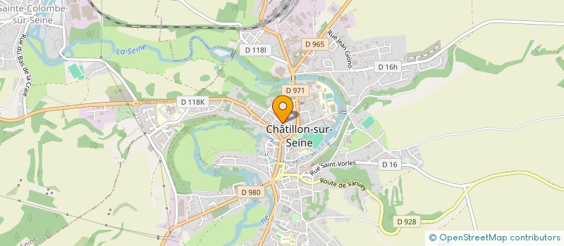 localisation de l'entreprise SCI MACBETH  CHATILLON-SUR-SEINE