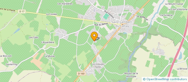 localisation de l'entreprise SCI MACC  VAL-DU-LAYON