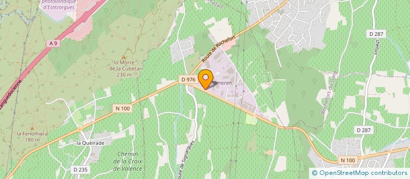 localisation de l'entreprise SCI MACD  DOMAZAN