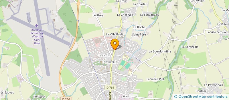 localisation de l'entreprise SCI MACD  PLEURTUIT