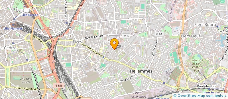 localisation de l'entreprise SCI MACDA  LILLE