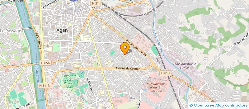 localisation de l'entreprise SCI MACDAL  AGEN