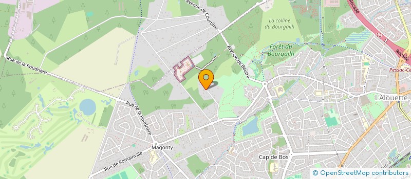 localisation de l'entreprise SCI MACDEN  PESSAC