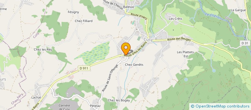 localisation de l'entreprise SCI MACDUFF  CUSY