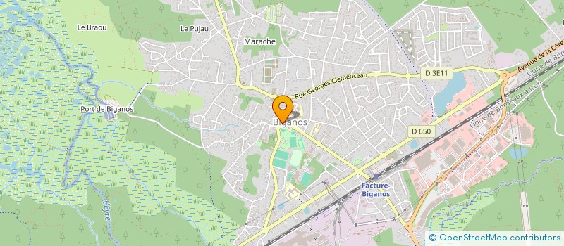 localisation de l'entreprise SCI MACE  BIGANOS