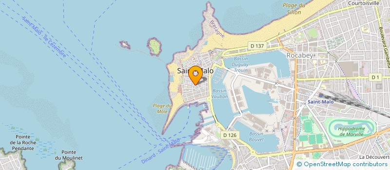 localisation de l'entreprise SCI MACE  SAINT-MALO
