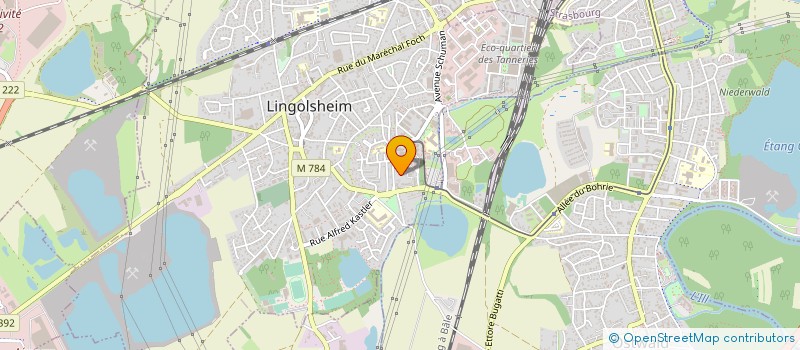 localisation de l'entreprise SCI MACE  LINGOLSHEIM