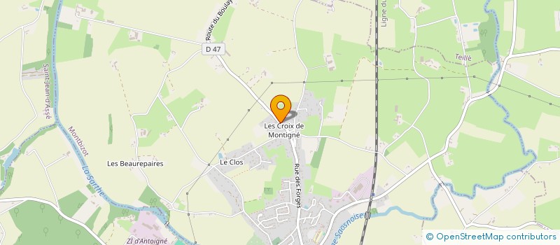 localisation de l'entreprise SCI MACE  MAMERS