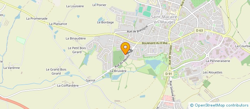 localisation de l'entreprise SCI MACE à SEVREMOINE