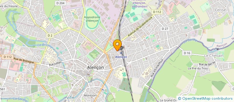 localisation de l'entreprise SCI MACEK à ALENCON