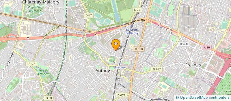 localisation de l'entreprise SCI MACELA à ANTONY