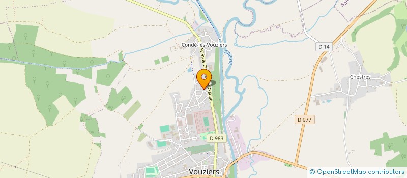 localisation de l'entreprise SCI MACELU  VOUZIERS