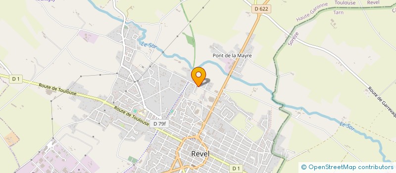 localisation de l'entreprise SCI MACENE  REVEL