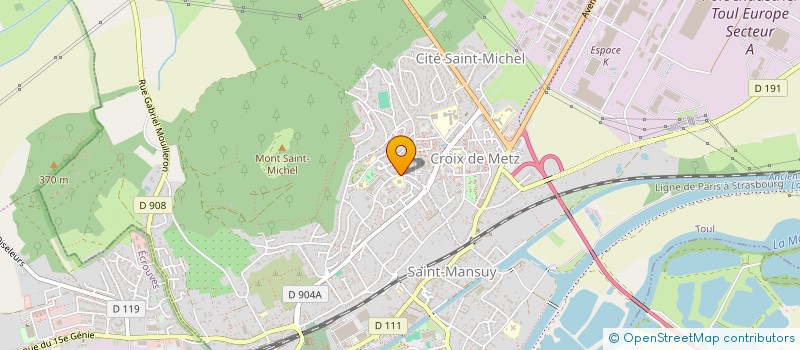 localisation de l'entreprise SCI MACERA  TOUL