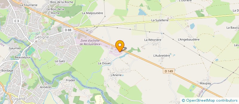 localisation de l'entreprise SCI MACERB IMMOBILIER  GETIGNE